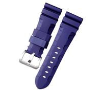 CHCWR Reemplace la banda de reloj de silicona para la correa de reloj Panerai 24 mm de 26 mm de goma de la pulsera deportiva pulsera de muñeca impermeable