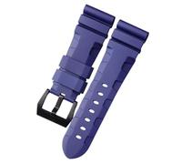 CHCWR Reemplace la banda de reloj de silicona para la correa de reloj Panerai 24 mm de 26 mm de goma de la pulsera deportiva pulsera de muñeca impermeable