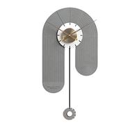 CHCWR Reloj de Pared de Movimiento de Reloj de Pared nórdico Personalizado con Relojes de Pared geométricos Irregulares de péndulo Ideal para Sala de Estar sin Ticking
