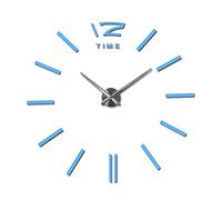 CHCWR Reloj de Pared Reloj de Pared 3D Redondo acrílico de Pared, Silencio y no Title, Pegatina de Bricolaje sin Costuras Colgando, Adecuado para Sala de Estar/jardín/casa de Campo/Relojes de Pared