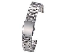 CHCWR RETRAR SPAP Business Watch Band de 14 mm 18 mm 20 mm 22 mm de 24 mm de acero inoxidable metal de color rojo negro plateado