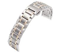 CHCWR RETRAR SPAP Business Watch Band de 14 mm 18 mm 20 mm 22 mm de 24 mm de acero inoxidable metal de color rojo negro plateado