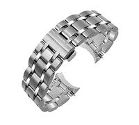 CHCWR RETRAR SPAP Business Watch Band de 14 mm 18 mm 20 mm 22 mm de 24 mm de acero inoxidable metal de color rojo negro plateado