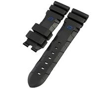 CHCWR Silicone Rubber Watchband Banding Accesorios Ratio de relojes Impermeable para el reloj para PA-Ne-RAI PAM351111380 Green 26 mm/naranja/26 mm