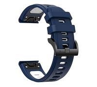 CHCWR Silicone Watch Band para Fenix 7 7x 7s 6 6Pro 5 5Plus Forerunner 935 945 Instinct S60 Strap Pulsera de liberación rápida de la pulsera (color: rojo negro, tamaño: 22 mm Fenix 5 5Plus)
