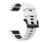 CHCWR Silicone Watch Band para Fenix 7 7x 7s 6 6Pro 5 5Plus Forerunner 935 945 Instinct S60 Strap Pulsera de liberación rápida de la pulsera (color: rojo negro, tamaño: 22 mm Fenix 5 5Plus)