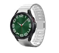 CHCWR Sin correa magnética de metal GAPS para Galaxy Watch6 44 mm 44 mm Pulsera de enlace de liberación rápida para Galaxy Watch 6classic 43 mm de 47 mm de vigilancia