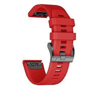 CHCWR Smart Watch Silicone Reemplazo correas para Fenix 7 7x 6 6x Pro 5x 5Plus 3HR 935 Banda de pulsera 22 26 mm Pulsera rápida (color: morado, tamaño: ancho de 22 mm)