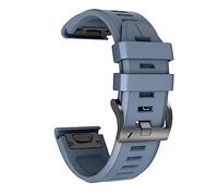 CHCWR Smart Watch Silicone Reemplazo correas para Fenix 7 7x 6 6x Pro 5x 5Plus 3HR 935 Banda de pulsera 22 26 mm Pulsera rápida (color: morado, tamaño: ancho de 22 mm)