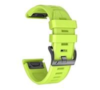 CHCWR Smart Watch Silicone Reemplazo correas para Fenix 7 7x 6 6x Pro 5x 5Plus 3HR 935 Banda de pulsera 22 26 mm Pulsera rápida (color: morado, tamaño: ancho de 22 mm)