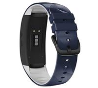 CHCWR Smart Watch Straps para Gear Fit 2 Pro Strap Silicone Fitness Watch Wrist Band de la banda Fit2 Pro SM-R360 Banda de reloj de brazalete ajustable (color: negro rojo)