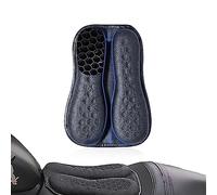 CHCYCLE Cojín plegable para asiento de motocicleta de pasajero, gel de alta elasticidad 3D, panal de abeja, cómodo y transpirable, absorción de impactos para asiento de viaje largo