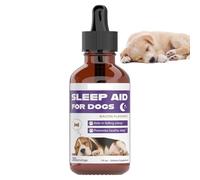 Chdnhe Ayuda para El Sueño De Perros | Calmante para Cachorros - Gotas Líquidas de Ayuda para Dormir de Perros para Relajación del Estrés, Separación, Tormentas y Entrenamiento