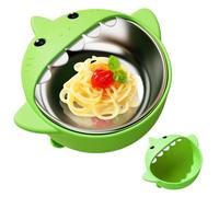 Chdnhe Boles para Bebé - Bol Infantil Con Ventosa De Silicona Extraíble,Recipiente Snack Antideslizante Para Bebés En Fase De Destete Uso En Trona Guardería Viaje