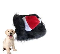 Chdnhe Gorro Navideño para Gato,Gorro Navideño Adorable para Perros - Disfraz Mascotas Invierno Exterior Noche Días Familia Amigos Jóvenes Niños Niñas Unisex