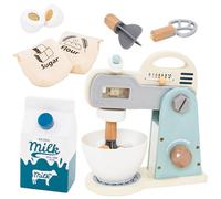 Chdnhe Juguete Licuadora Infantil - Accesorios para Batidoras - Juego de Imitación Madera Accesorios Cocina Hornear para Niños Niñas 3 4 5 Años
