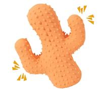 Chdnhe Juguetes masticables para cachorros para dentición | Juguetes chirriantes de cactus para cachorros, masticar mascotas para limpiar los dientes y proteger la salud de perros y cachorros