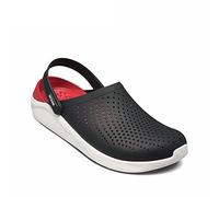 CHDWEY Chanclas para Hombre Sandalias de los Hombres Zapatillas Zapatos de Agujero Verano Verano para Hombres Zapatos Unisex jardín, diseño con pequeños Agujeros(Black Red,6)