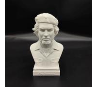 Che Guevara Busto Che Guevara Estatua Che Guevara Escultura, Che Guevara Modelo de Impresión 3D Blanco Che Guevara Figuras Decoración de Escritorio Regalo 10CM