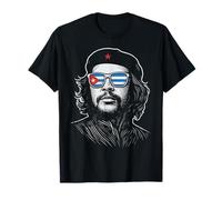 Che Guevara Camisa Bandera Cubana Revolución Rebelde Cuba Divertida Camiseta