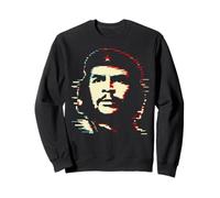 Che Guevara Camisa Cuba Pixel Art Glitch Pop Art Cubano Retro Sudadera