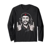 Che Guevara Camisa Cuba Rebelde Cuba Cigar Cubano Divertido Rock On Manga Larga