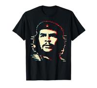 Che Guevara Camisa Rebelde Icono Pixel Art Glitch Pop Art Retro Camiseta