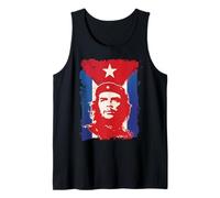 Che Guevara Camiseta Bandera Cuba Revolución Cubana Rebelde Camiseta sin Mangas