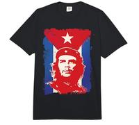 Che Guevara Camiseta Bandera Cuba Revolución Cubana Rebelde Comfort Colors Adult Heavyweight T-Shirt