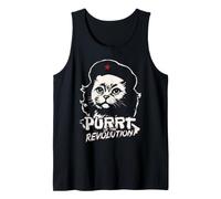 Che Guevara Camiseta Rebelde Revolución Divertida Gato Camiseta sin Mangas