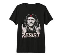 Che Guevara Camiseta Resist Gesto Rock Revolución Rebelde Camiseta Premium