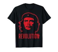 Che Guevara Camiseta Revolución Shirt Cuba Rebelde Roja Camiseta