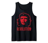 Che Guevara Camiseta Revolución Shirt Cuba Rebelde Roja Camiseta sin Mangas
