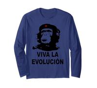 Che Guevara Mono Revolution Viva la evolucion Evolution Manga Larga
