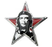 Che Guevara Pin Insignia, broche socialista de la revolución cubana marxista El Che, diseño de estrella roja
