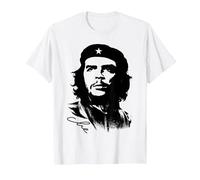 Che Guevara Rebel Cuban Camiseta Guerrilla Revolution Camiseta, Hombre, Blanco, L