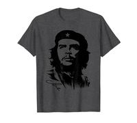 Che Guevara Rebel Cuban Camiseta Guerrilla Revolution Camiseta, Hombre, Jaspeado Oscuro, 3XL