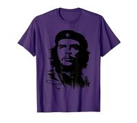 Che Guevara Rebel Cuban Camiseta Guerrilla Revolution Camiseta, Hombre, Morado, XL