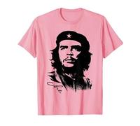 Che Guevara Rebel Cuban Camiseta Guerrilla Revolution Camiseta, Hombre, Rosado, S