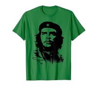 Che Guevara Rebel Cuban Camiseta Guerrilla Revolution Camiseta, Hombre, Verde Kelly, 3XL