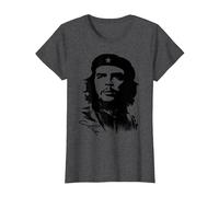 Che Guevara Rebel Cuban Camiseta Guerrilla Revolution Camiseta, Mujer, Jaspeado Oscuro, M
