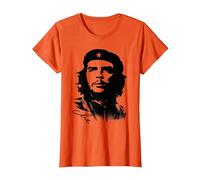 Che Guevara Rebel Cuban Camiseta Guerrilla Revolution Camiseta, Mujer, Naranja, L