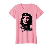 Che Guevara Rebel Cuban Camiseta Guerrilla Revolution Camiseta, Mujer, Rosado, XXL