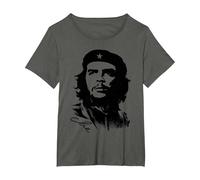Che Guevara Rebel Cuban Camiseta Guerrilla Revolution Camiseta, Mujer Tallas Grandes, Asfalto, 2XL Grande