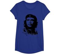 Che Guevara Rebel Cuban Camiseta Guerrilla Revolution Camiseta, Niñas, Azul Real, M
