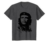 Che Guevara Rebel Cuban Camiseta Guerrilla Revolution Camiseta, Niños, Jaspeado Oscuro, 2 años