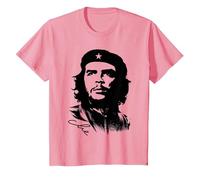 Che Guevara Rebel Cuban Camiseta Guerrilla Revolution Camiseta, Niños, Rosado, 10 años