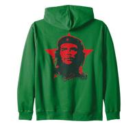 Che Guevara Sudadera El Che Revolución Rebelde Verde Militar Sudadera con Capucha