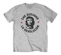 Che Guevara - T-Shirt # Xl Unisex Grey # Circle Logo