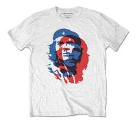 Che Guevara - T-Shirt # Xl Unisex White # Blue and Red